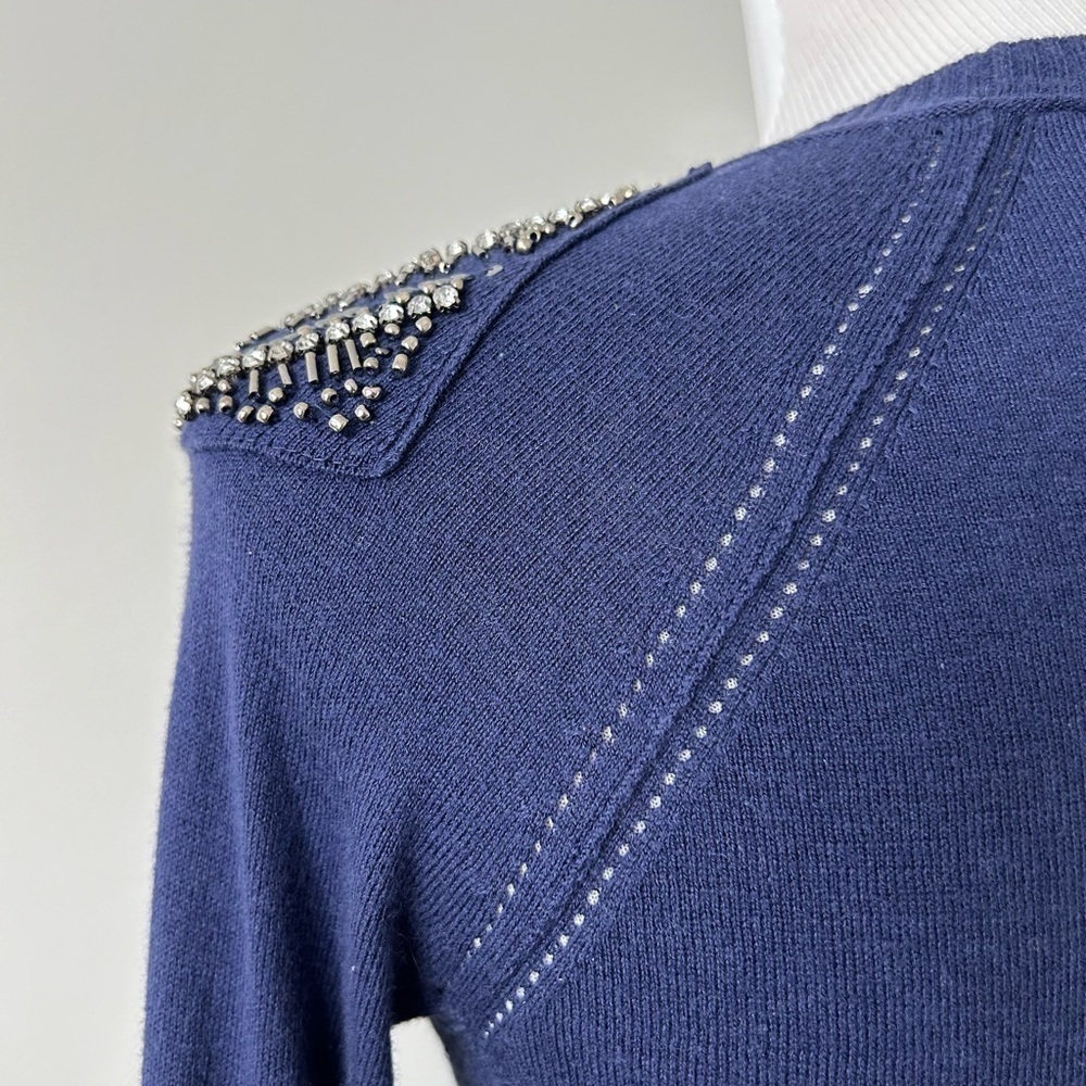 Loft Beaded Shoulder Sweater - Picture 4 of 8